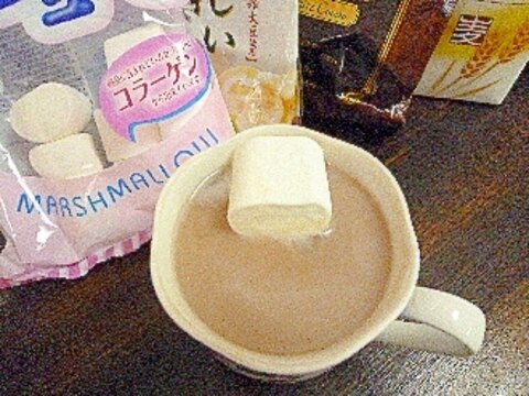 アイス♡マシュマロ入黄粉ミルクココア酒